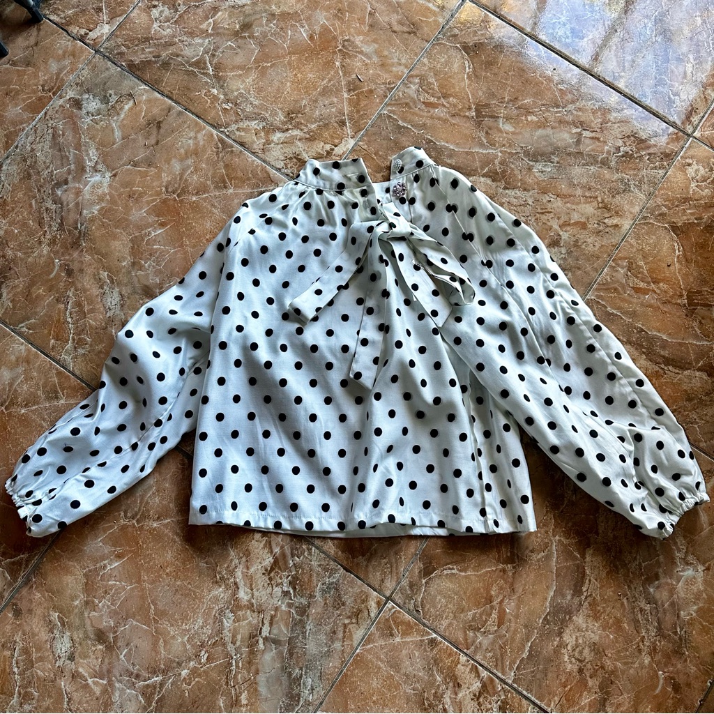 Sister Jane Dream Raven Polka Dot Top